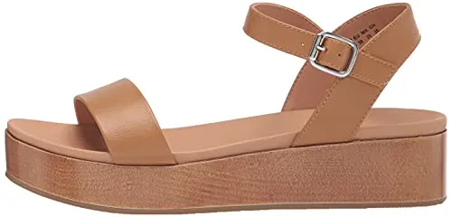 Amazon Essentials Women's Two Band Flatform Sandal