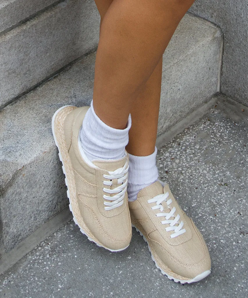 AYITA SNEAKERS LT NATURAL RAFFIA