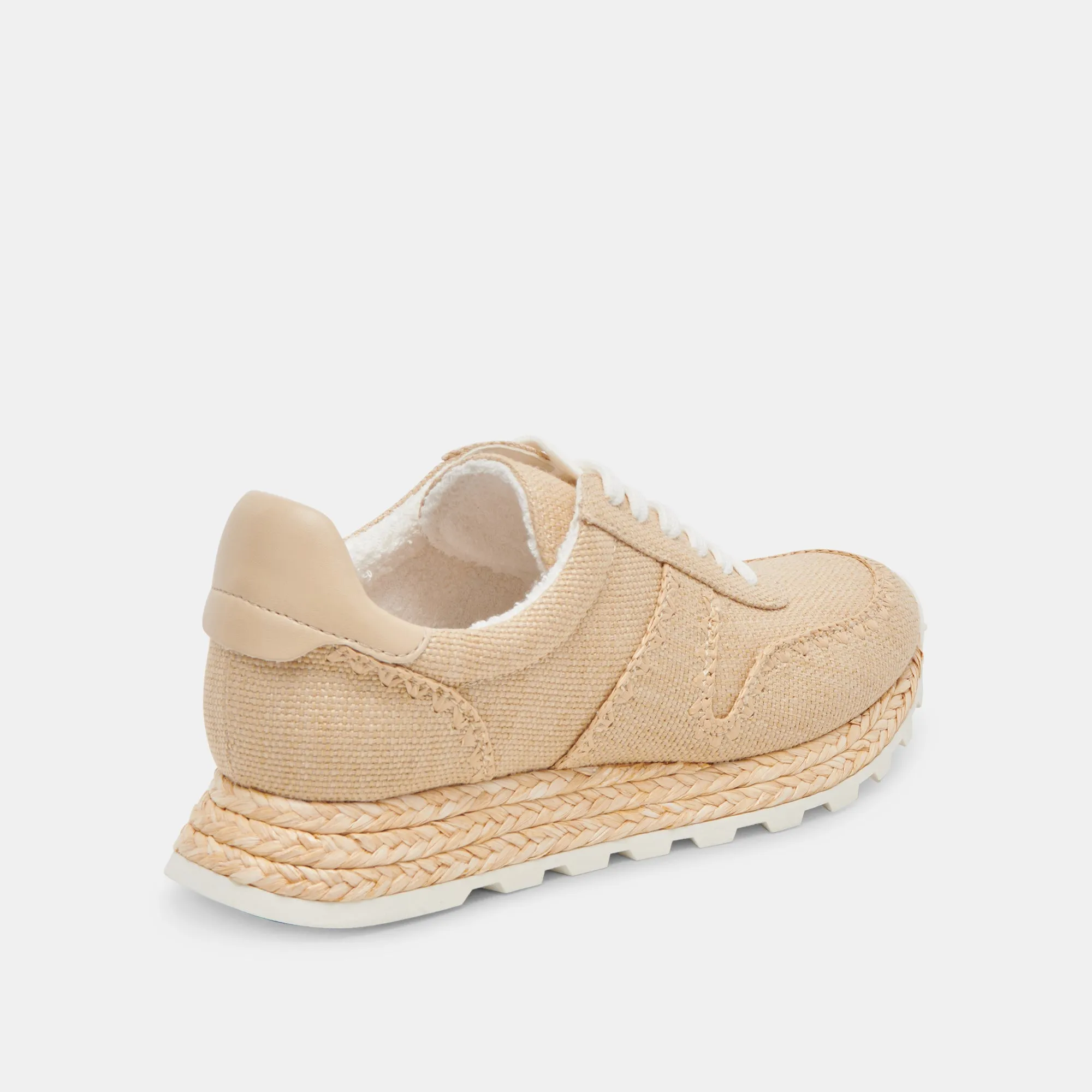 AYITA SNEAKERS LT NATURAL RAFFIA