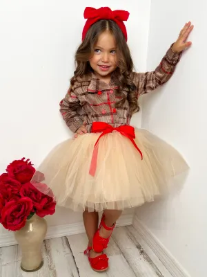 Beautiful Beginning Blazer Tutu Dress