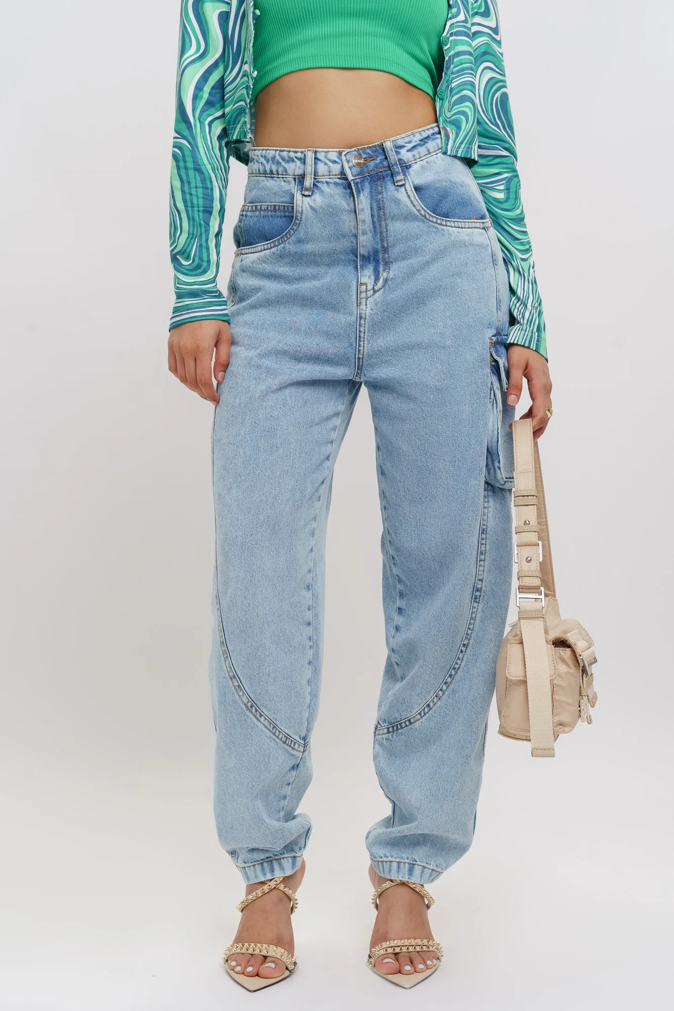 Breezy Cargo Baggy Jeans