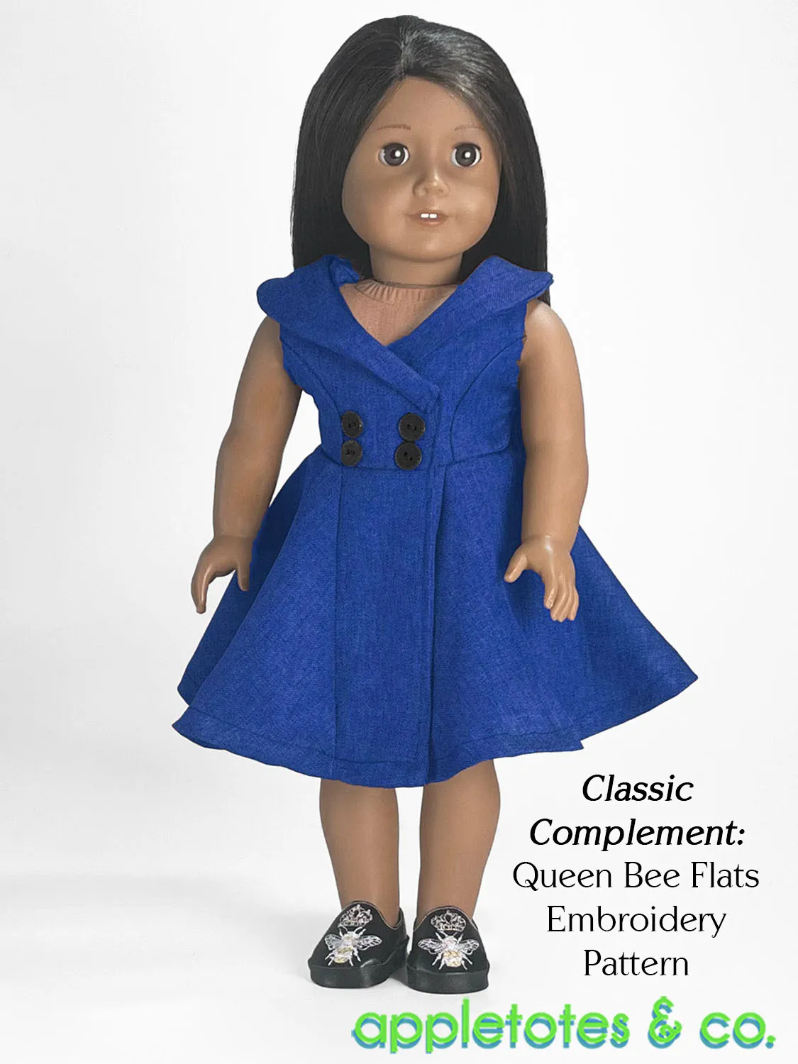 Carmela Dress 18 Inch Doll Sewing Pattern