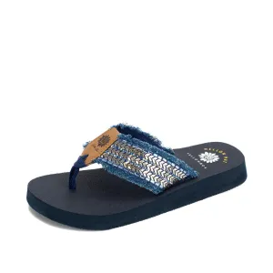 Chevron Glitz Flip Flop | Yellow Box | Noreen