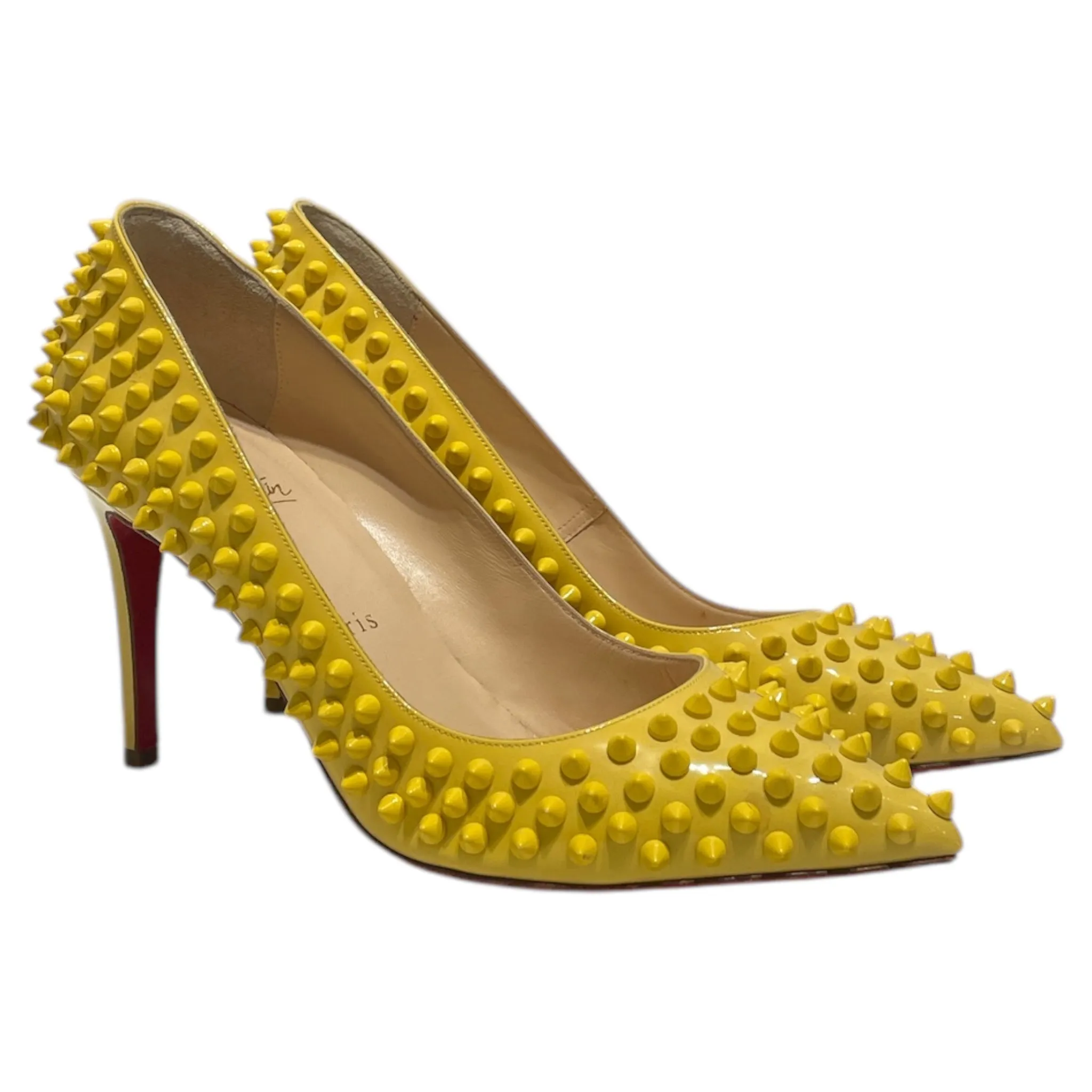 Christian Louboutin/Heels/EU 39/YEL/Spiked Heels