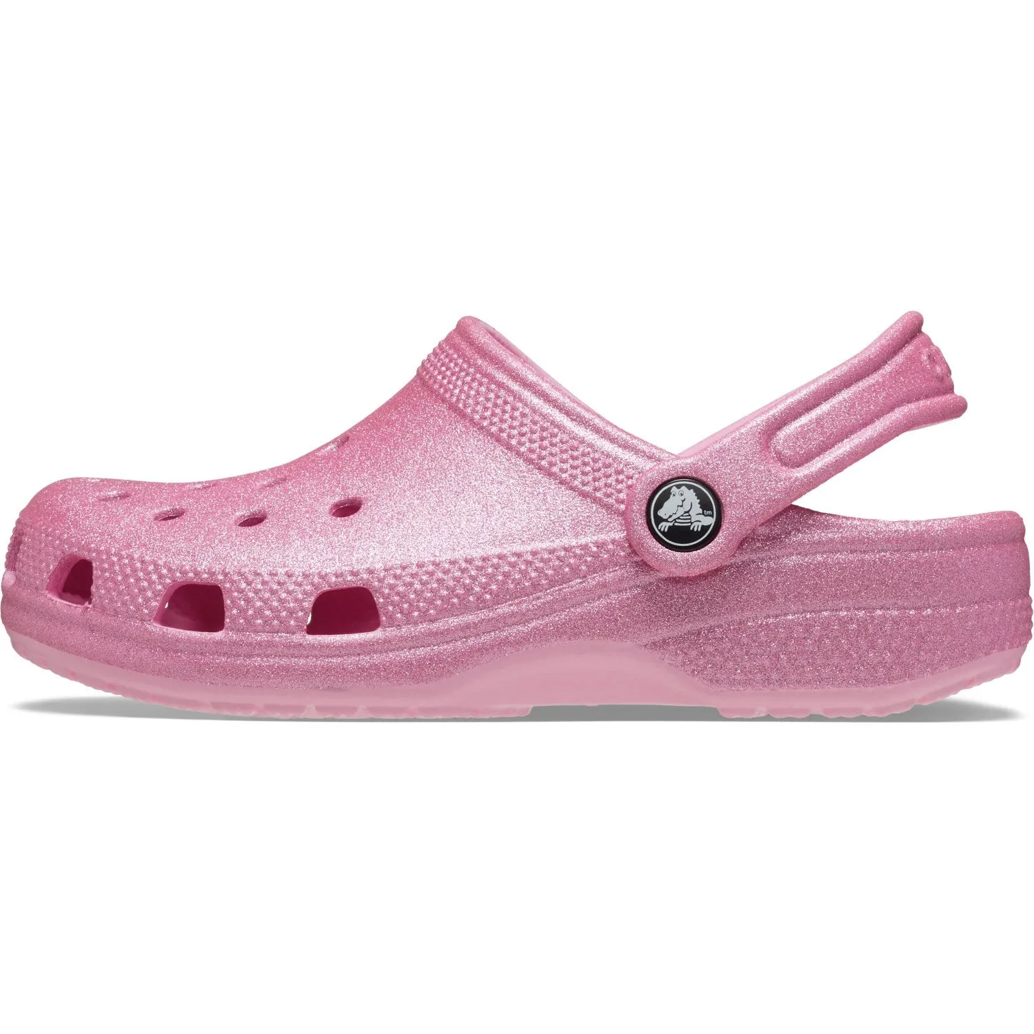 Crocs Pink Tweed Glitter Classic Glitter ClAnd