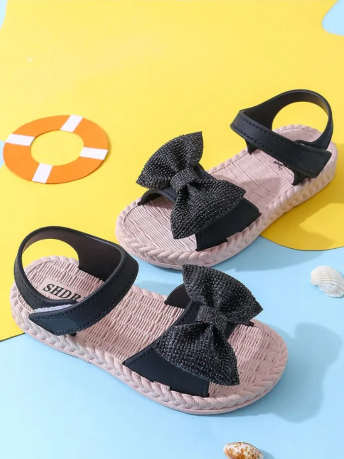 Darling Diva Sparkle Bow Sandals By Liv and Mia