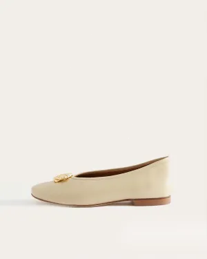 Donut Ballerina Nappa Leather Cream