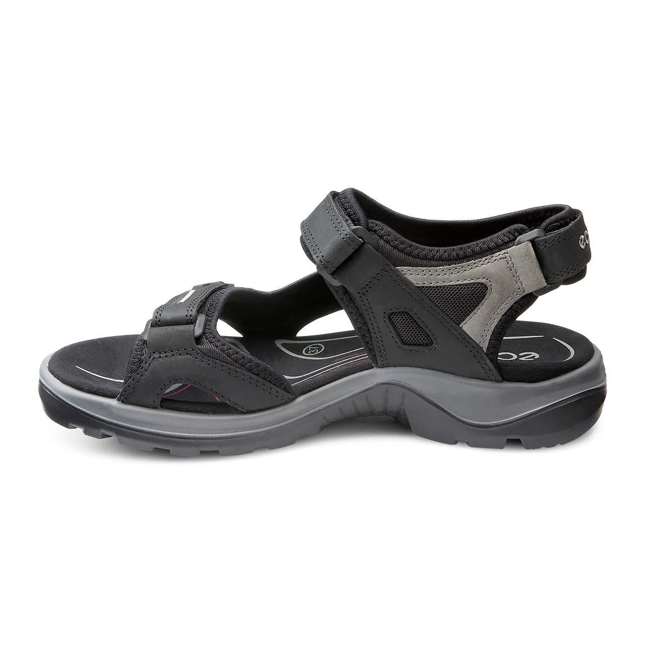 Ecco women's Yucatan Offroad sandal 069563-50034 black/mole/black