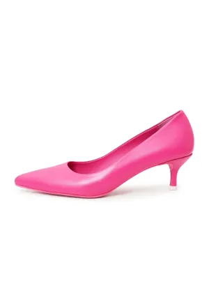 Elegant Luxe Pumps - Fuchsia