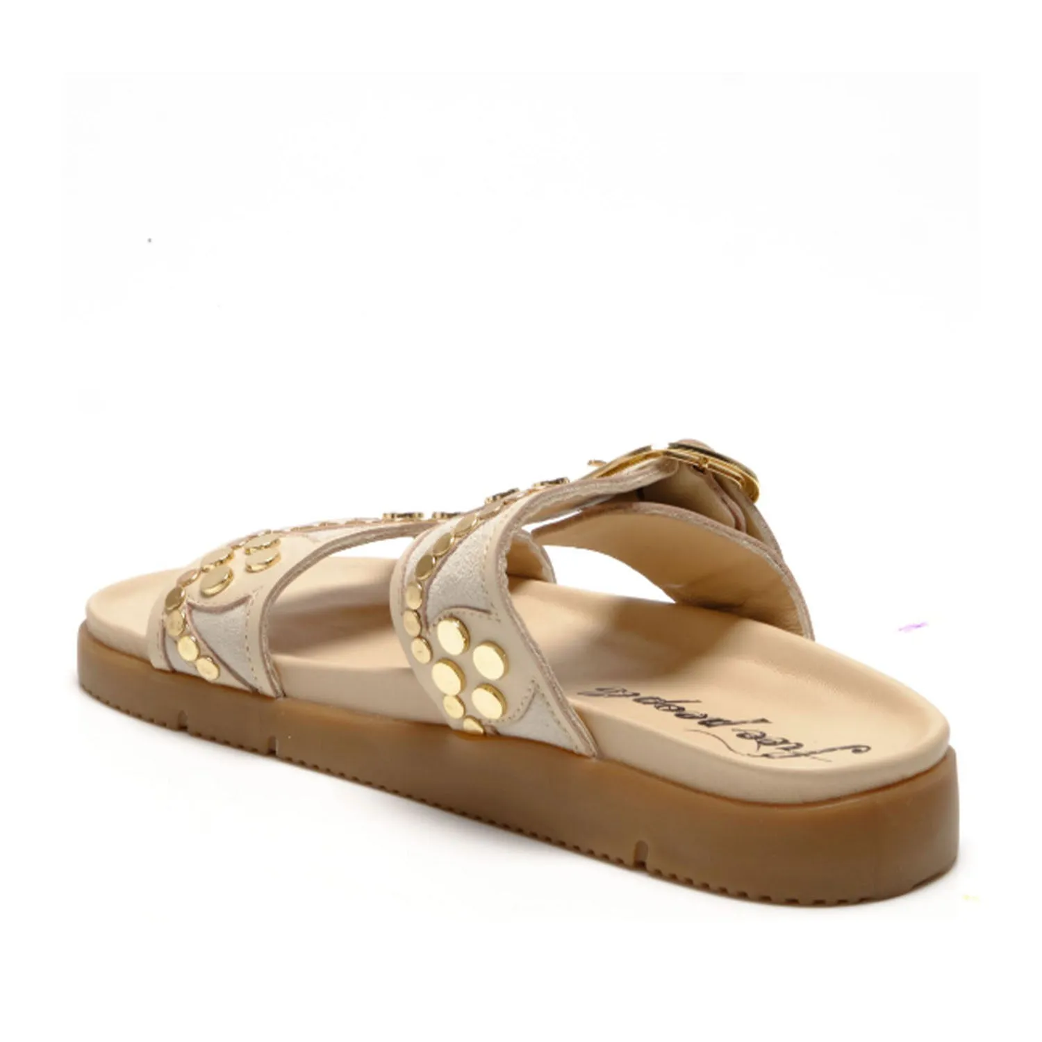 Free People Women's Revelry Studded Sandal in Plaster