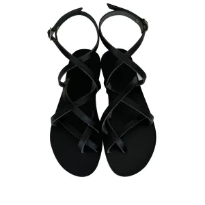 GEFEN SANDALS ALL BLACK