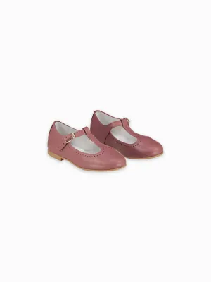 girls pink t-bars sandals