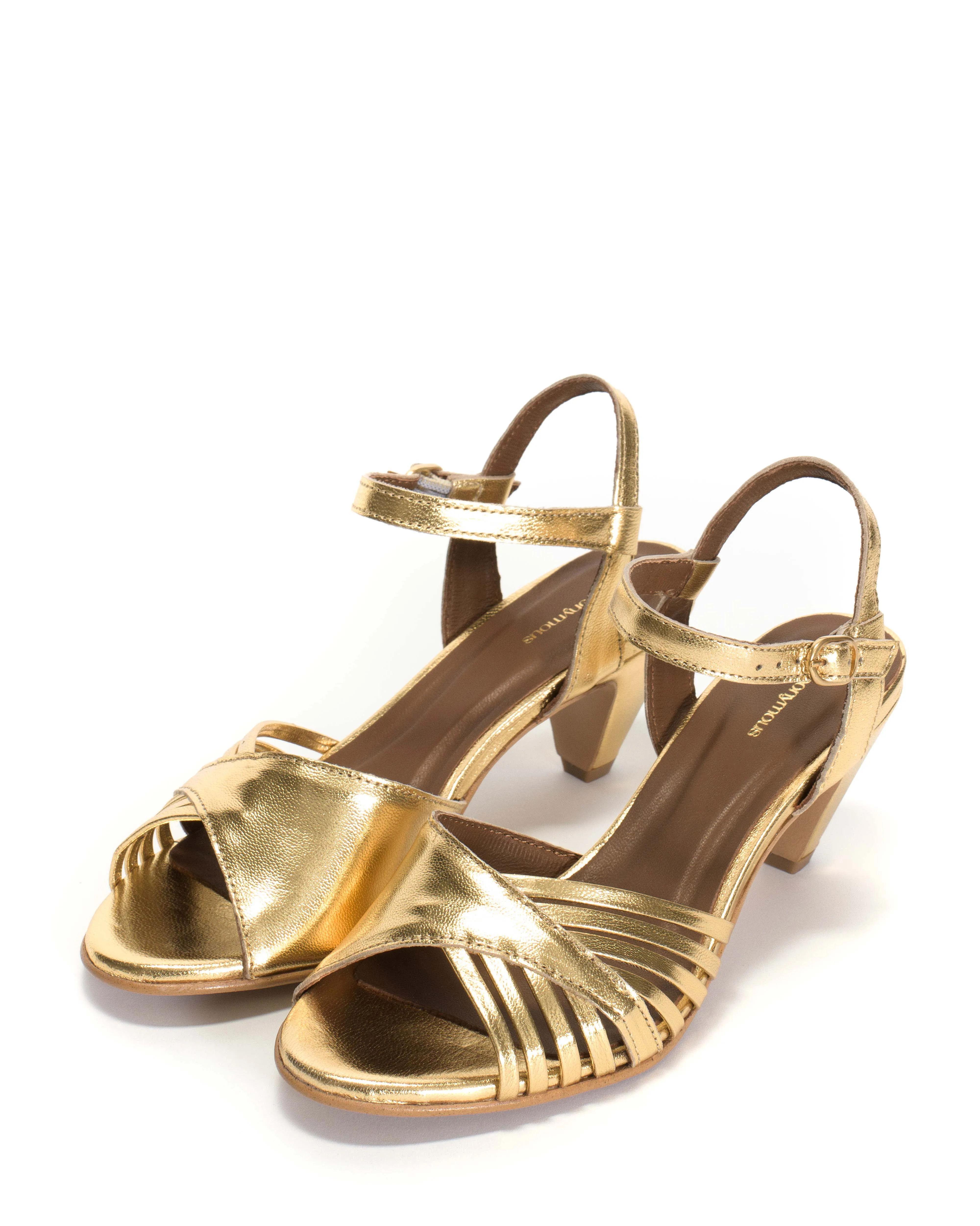 Hermine Metallic Goat Gold