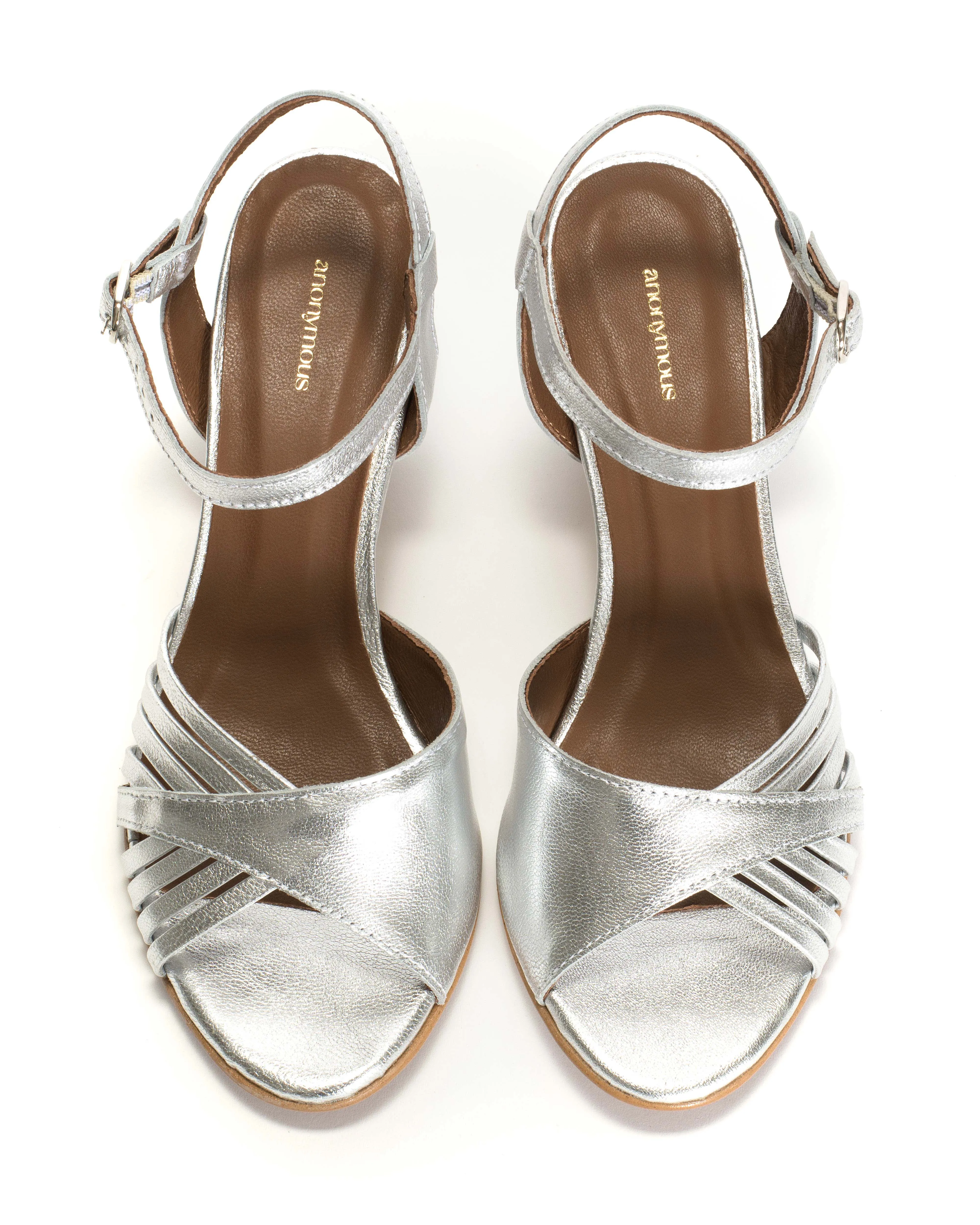 Hermine Metallic goat Silver