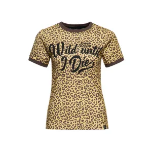 King Kerosin Queen Kerosin Leo Leopard Ladies T-Shirt