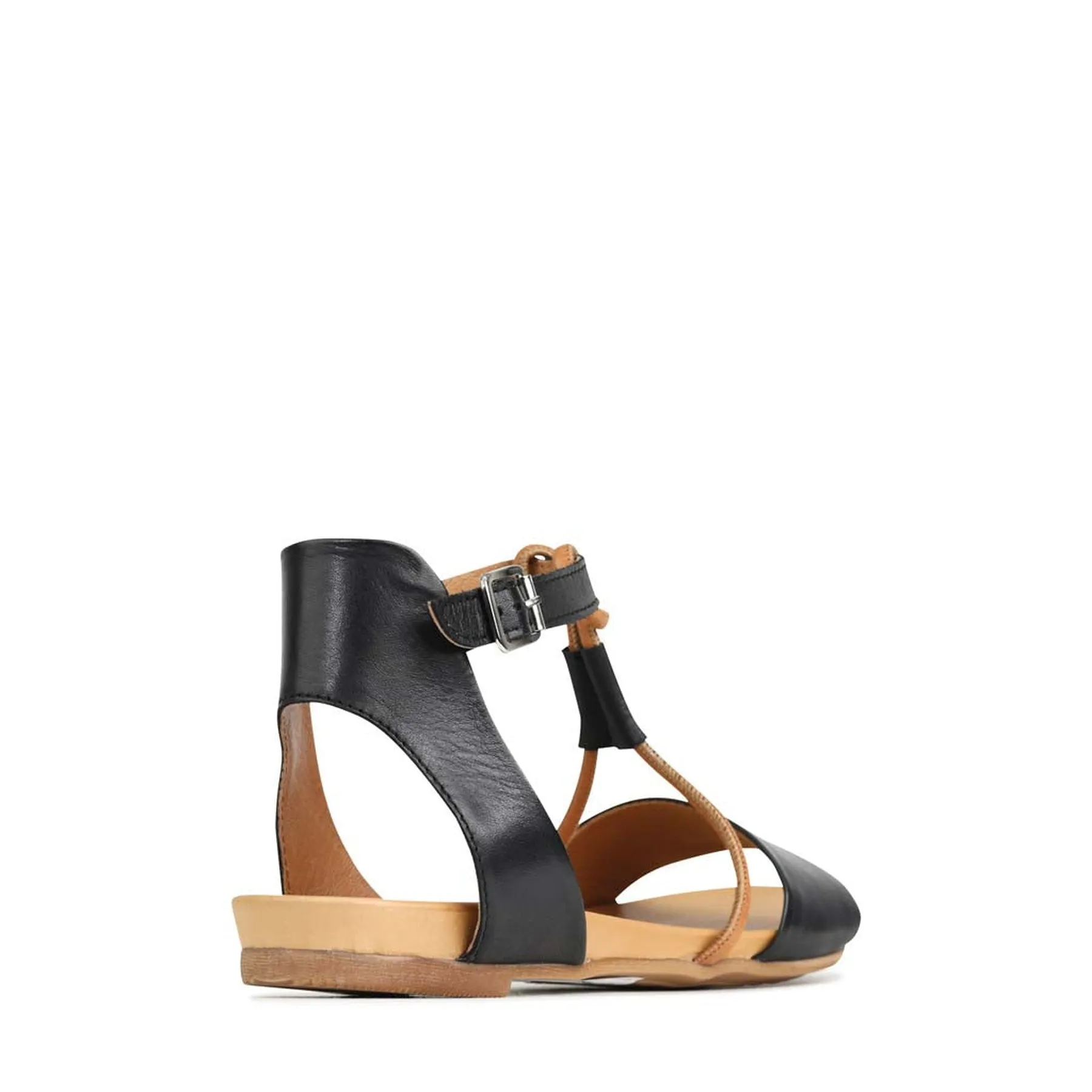 LANIE LEATHER ANKLE STRAP SANDALS