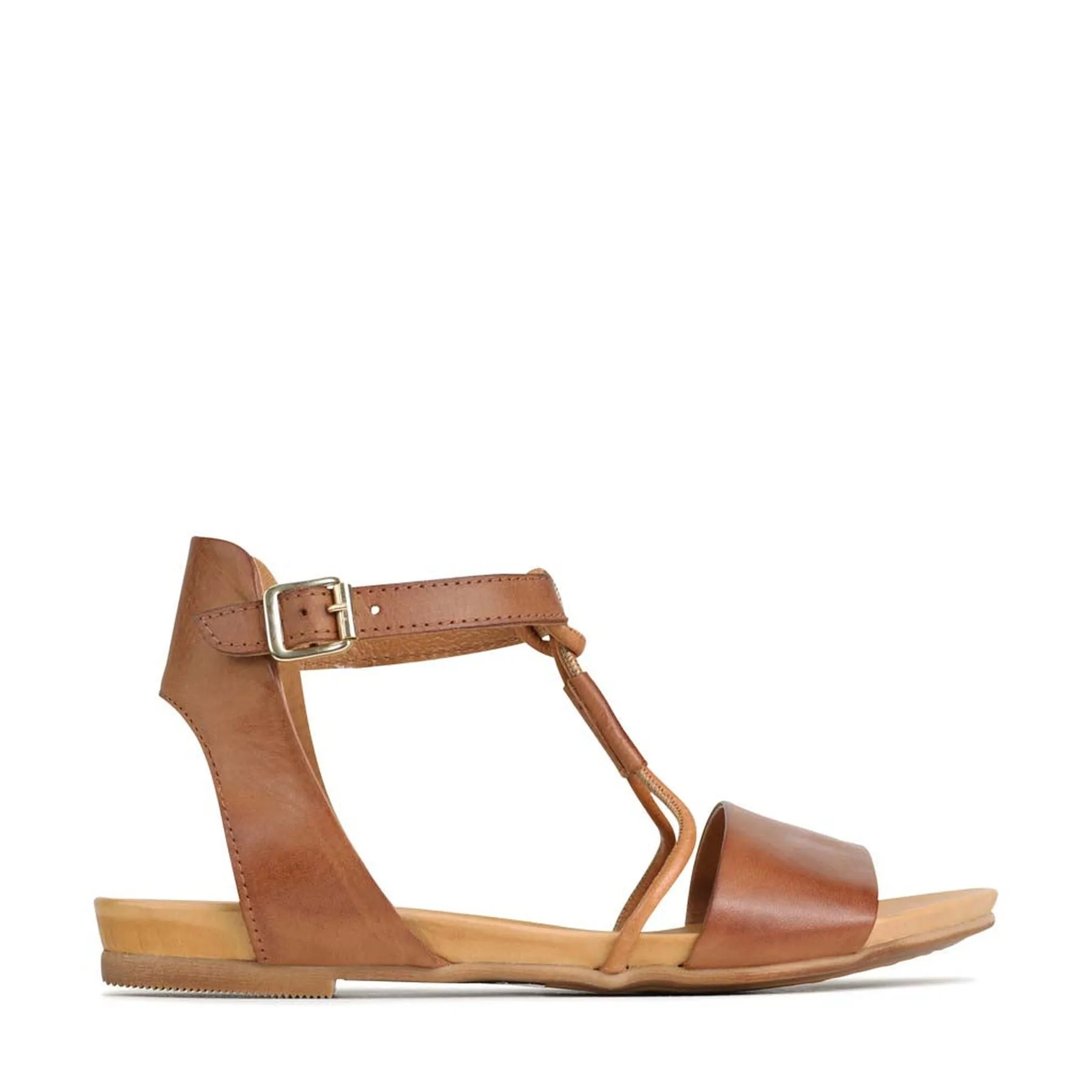 LANIE LEATHER ANKLE STRAP SANDALS