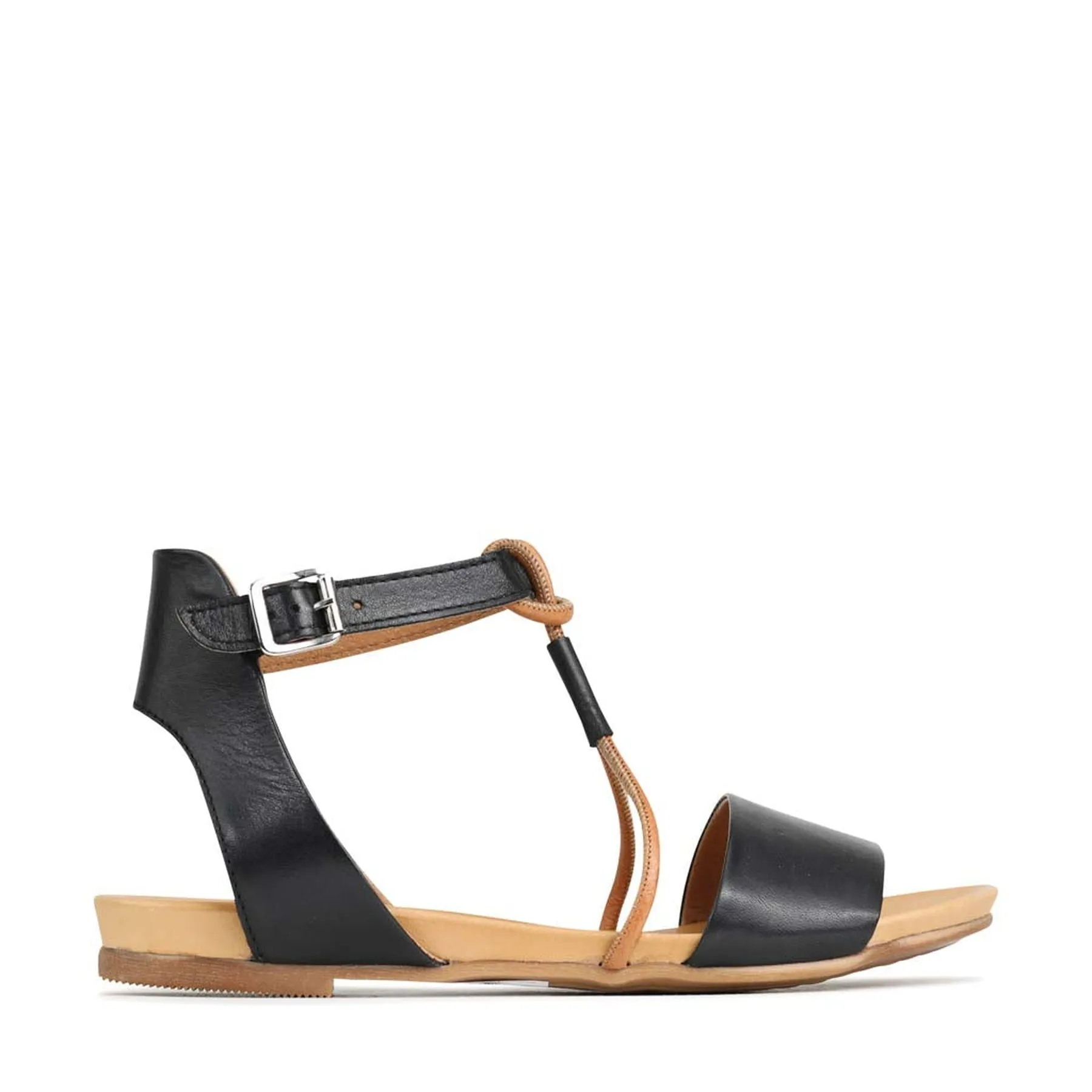 LANIE LEATHER ANKLE STRAP SANDALS