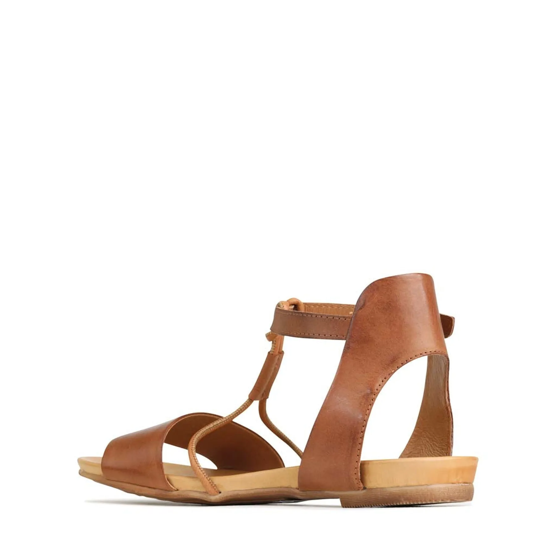 LANIE LEATHER ANKLE STRAP SANDALS