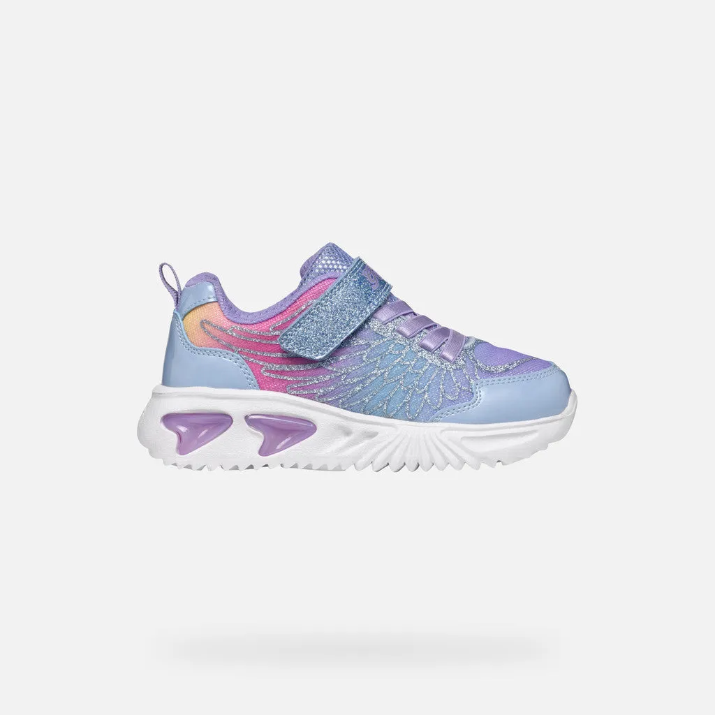 Lavender butterfly light up sneakers (J Assister)