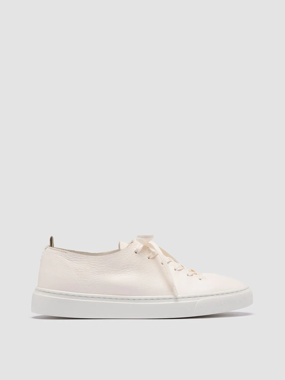 LEGGERA 100 - White Leather Low Top Sneakers