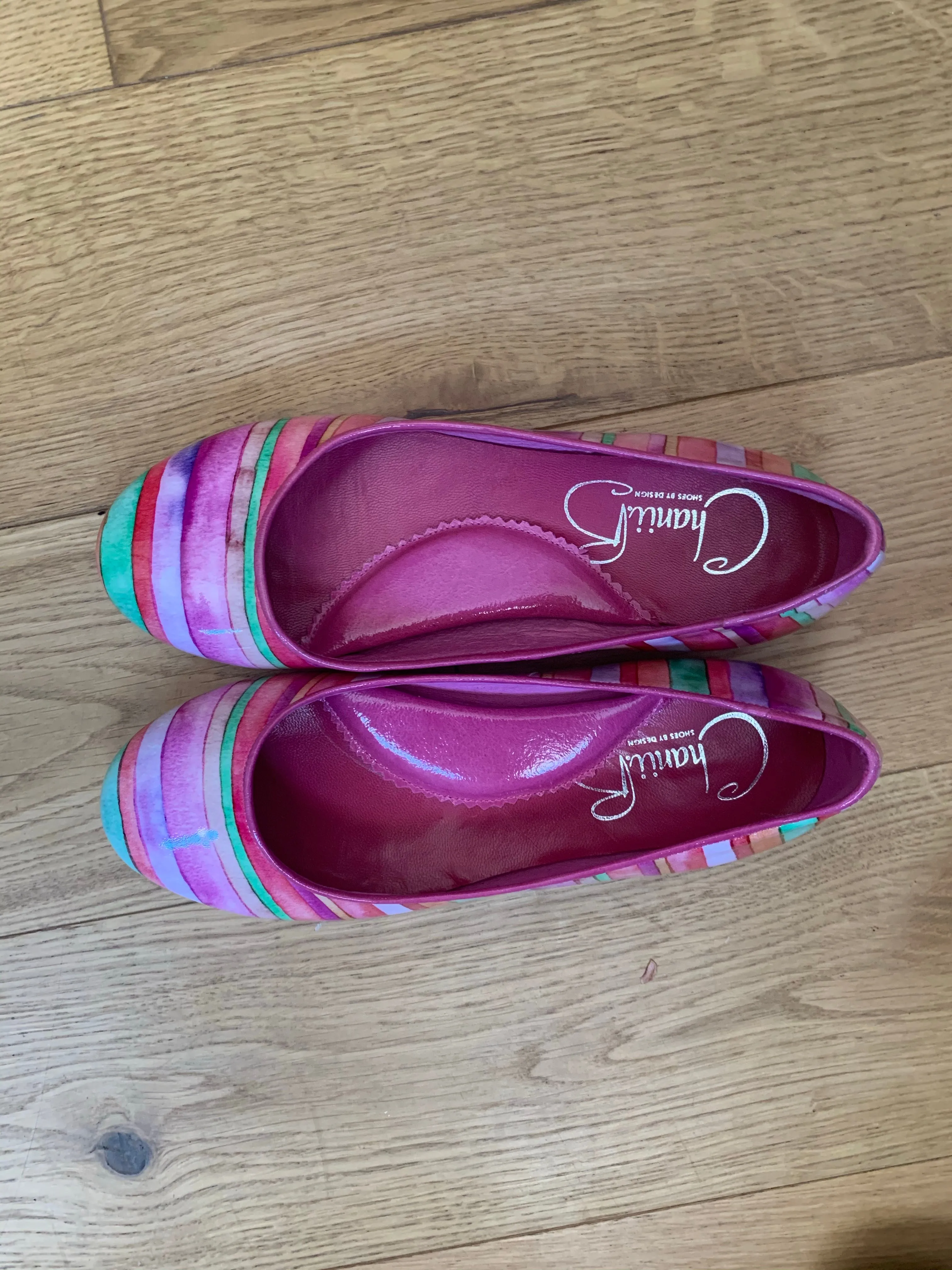 Lumiere - Fuchsia StripeLAST PAIR 37