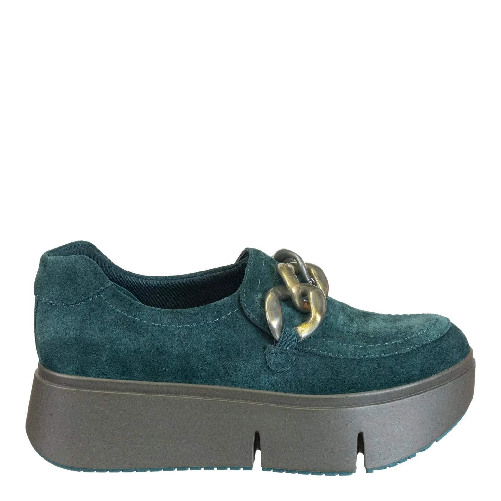 Naked Feet: PRINCETON in EMERALD Platform Sneakers