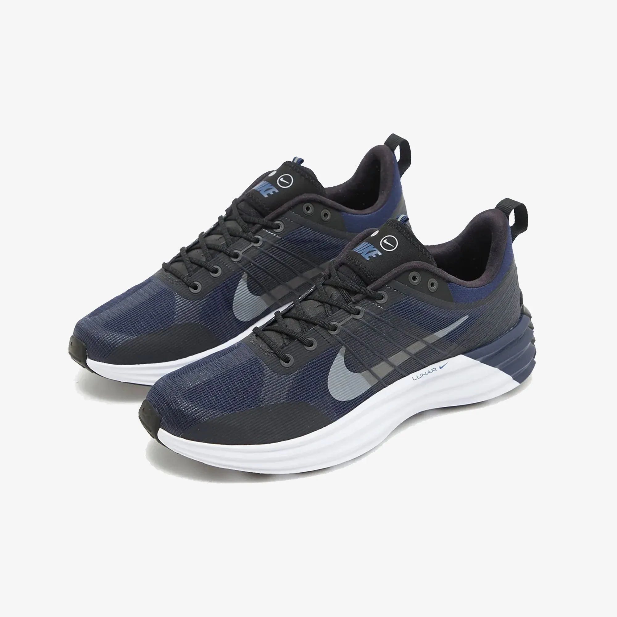 NIKE | LUNAR ROAM { BLACK/REFLECT SILVER-MIDNIGHT NAVY-WHITE