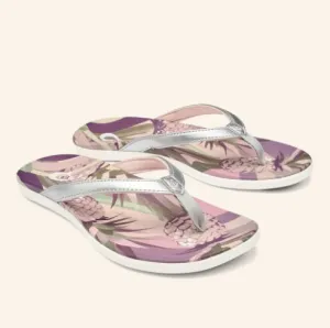 Olukai Women's Ho'opio Hau Silver/Pineapple 204372KPZ