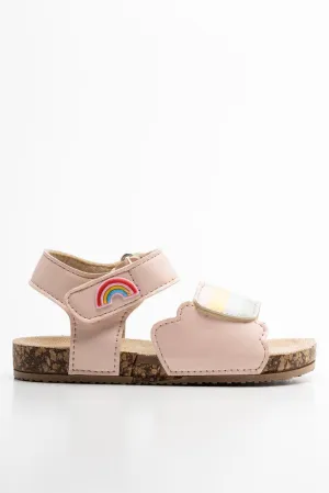 Rainbow Strap Sandal Pink