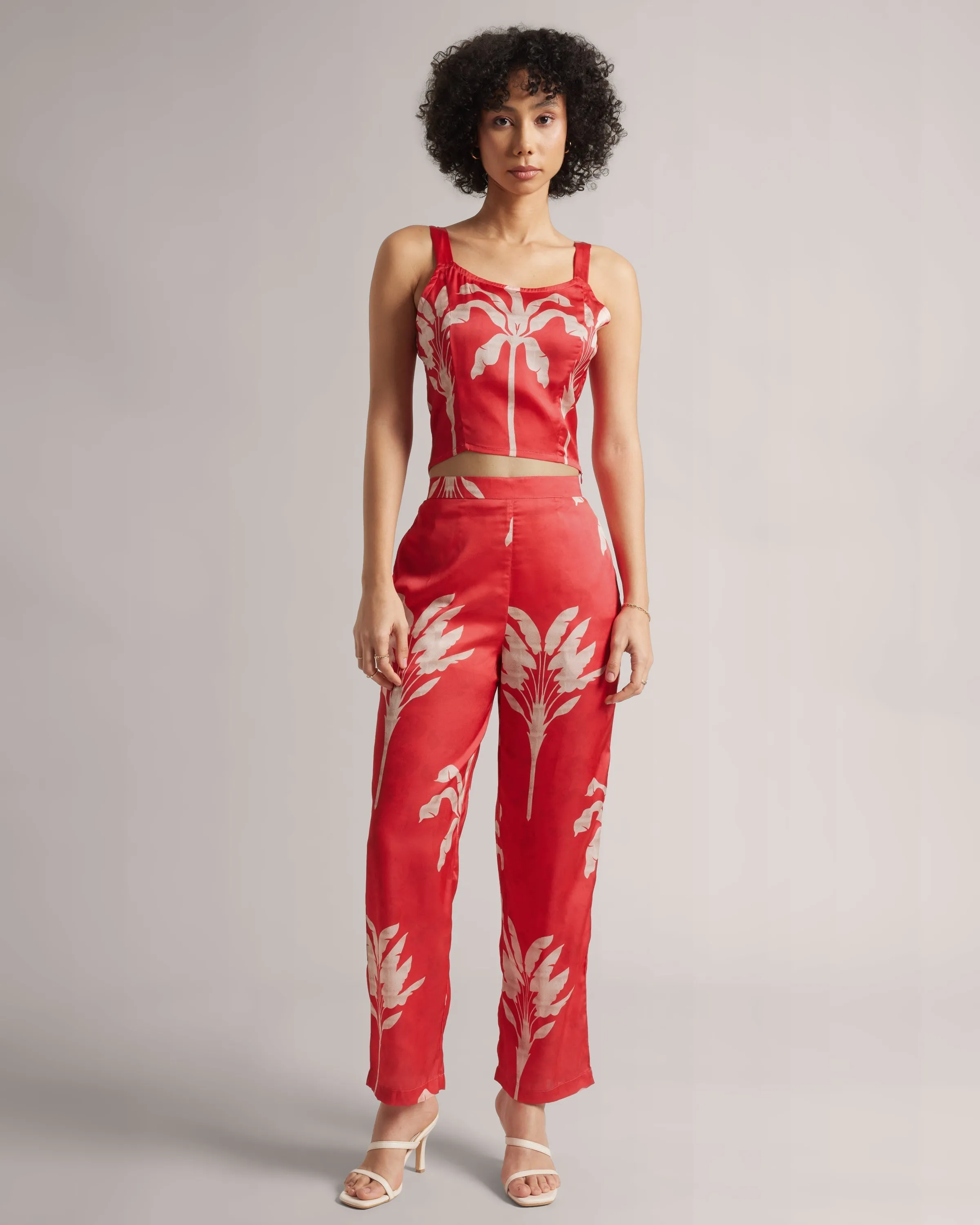 Rosso Corsa Red Jacket Co-Ord Set