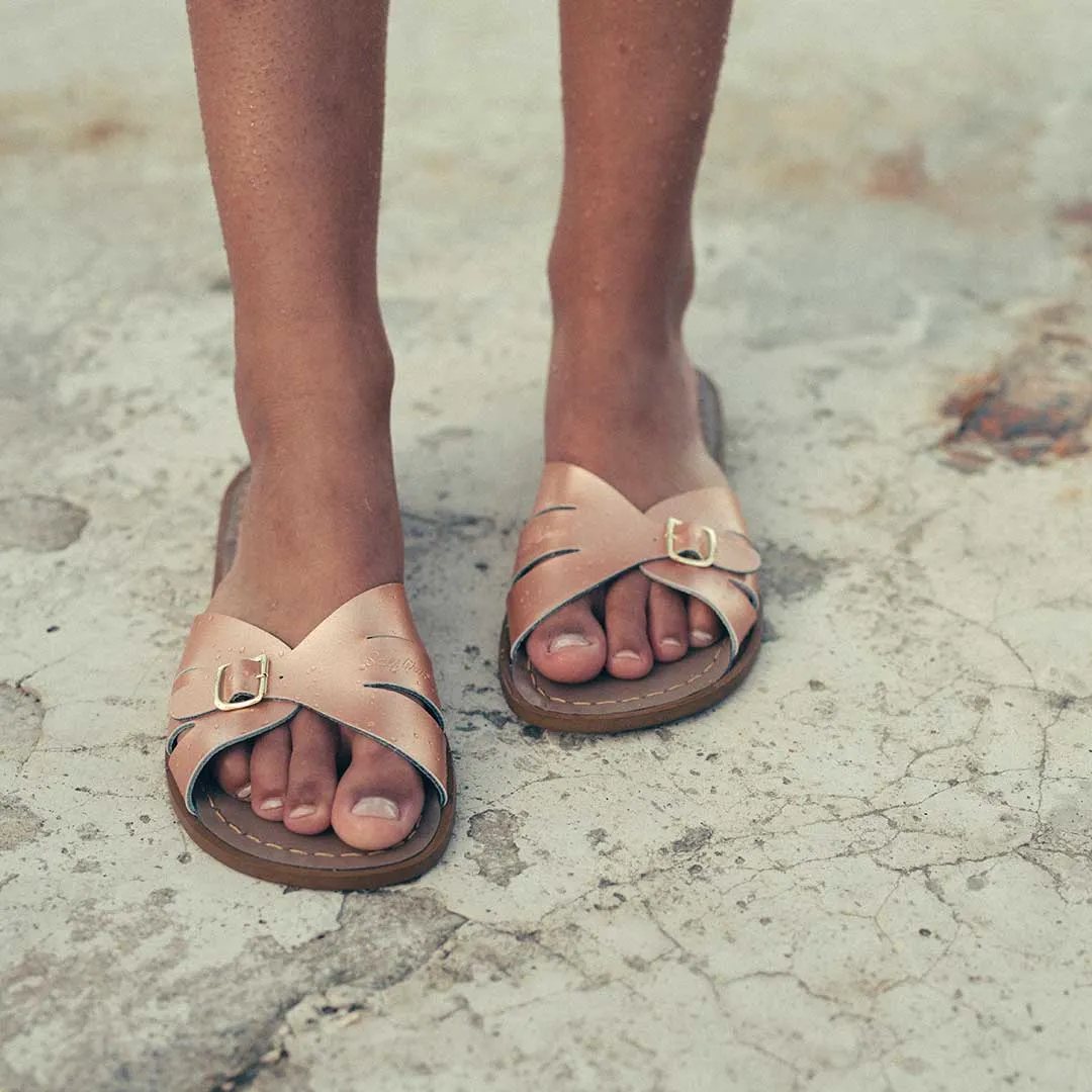 Salt-Water Women's Sandals - Slide - Rose Gold