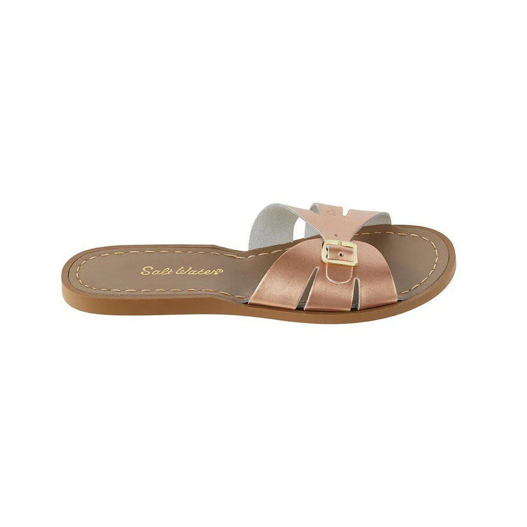 Salt-Water Women's Sandals - Slide - Rose Gold