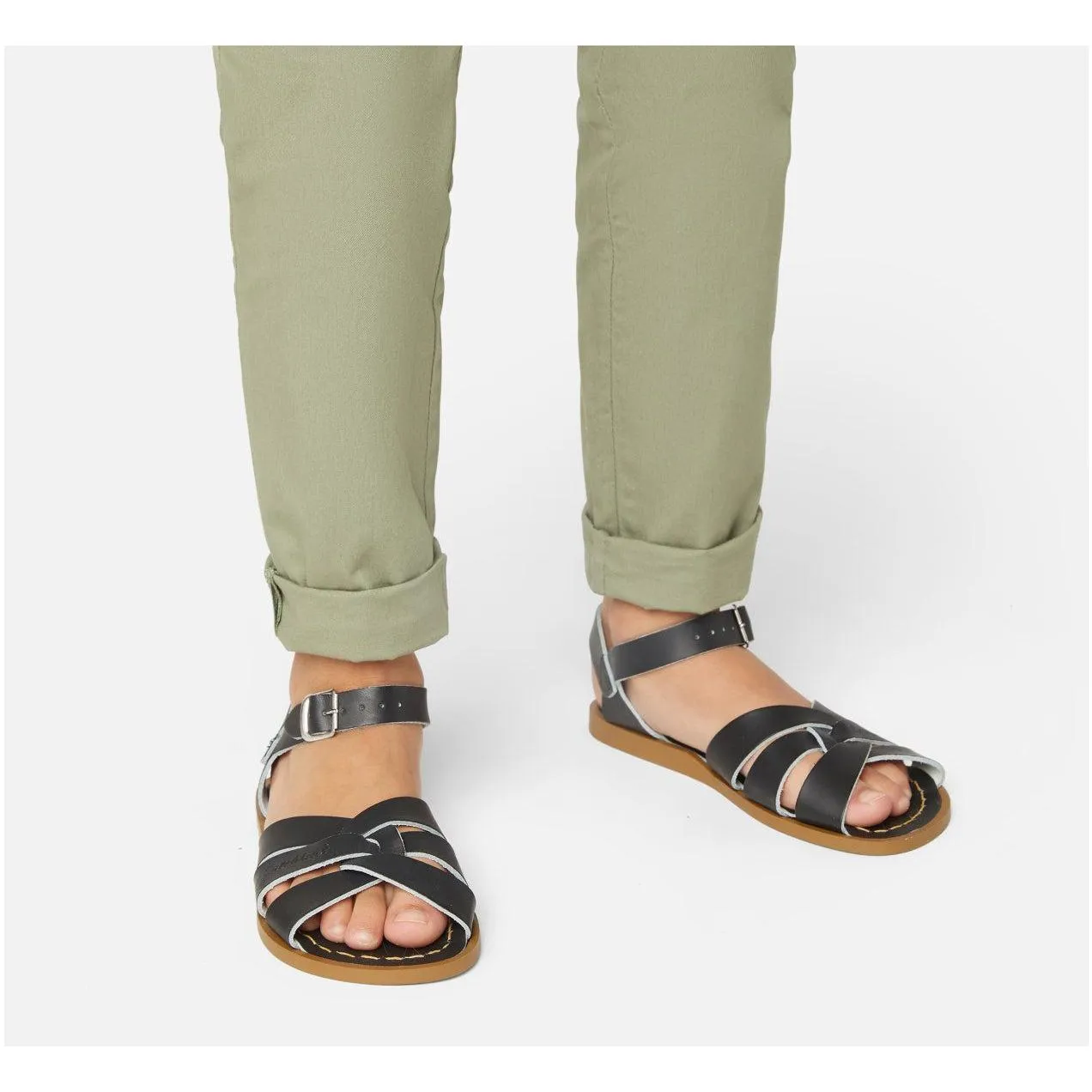 Saltwater Original Sandals - Black - Kids