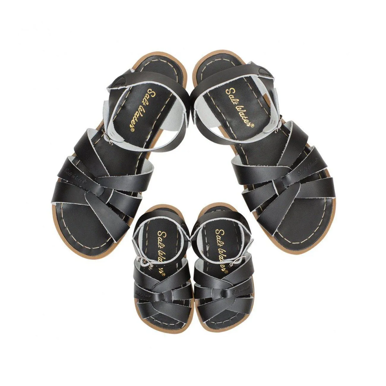 Saltwater Original Sandals - Black - Kids