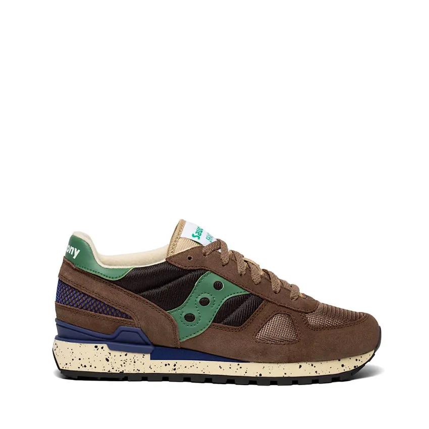 SAUCONY SNEAKERS SHADOW S2108-792 MARRONE-NERO-VERDE