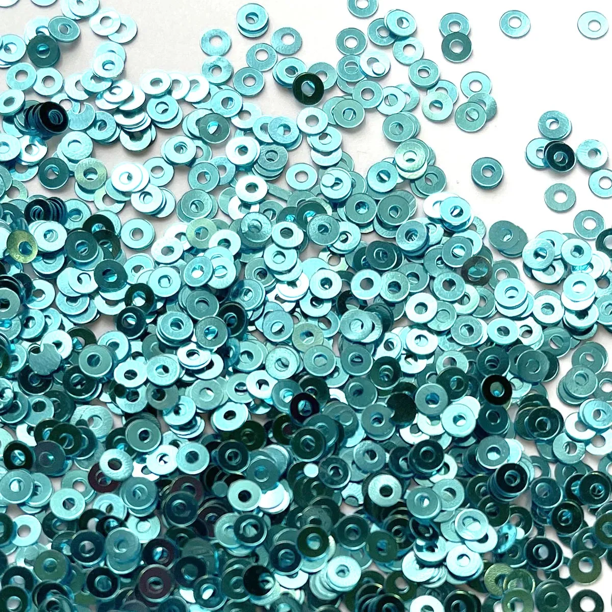 Sequins - Flat - Circle - 3mm - Bright Blue (S49)