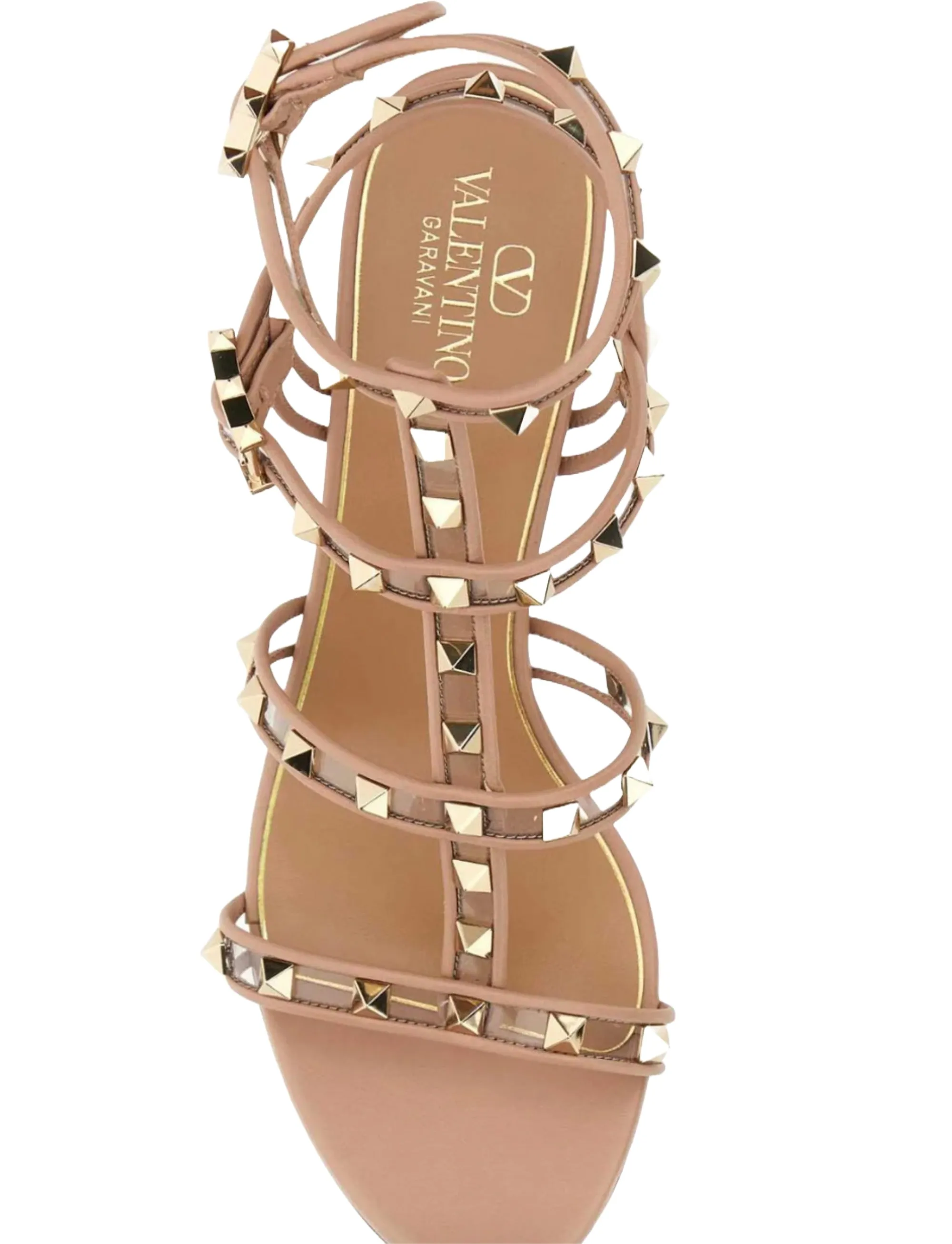 Valentino Garavani Rockstud Block-Heeled Sandals