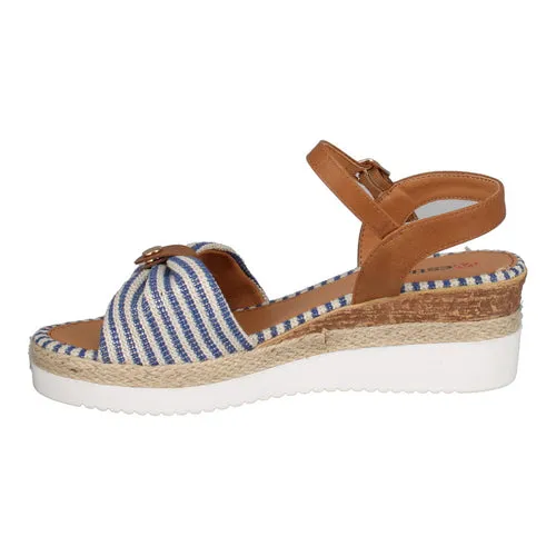 Westland 591401 Espi 01 Ladies Blue Combi Vegan Buckle Sandals