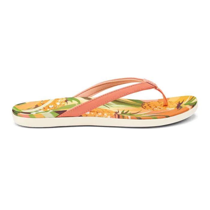 WOMEN'S OLUKAI HO'OPIO HAU | SHELL CORAL / PINEAPPLE