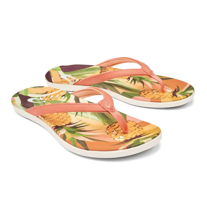 WOMEN'S OLUKAI HO'OPIO HAU | SHELL CORAL / PINEAPPLE